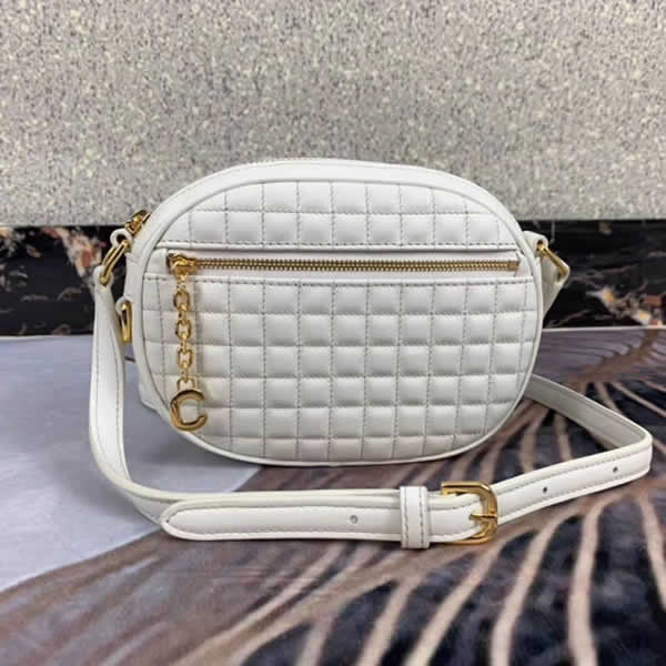 2019 Celine Latest White Camera Bag Messenger Bag 1:1 Quality